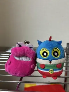 クレヨンしんちゃん　ミニぬいぐるみ　わにやまさんがま口小銭入れ