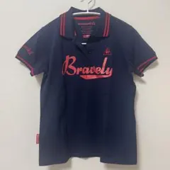 ネイビー レッド ポロシャツ Tシャツ スポーツウェア アメカジ