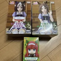 ウマ娘 ぬーどるストッパー フィギュア　ちょこです　3点セット