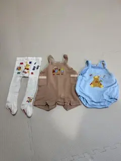 MIKIHOUSE ミキハウス 70cm ロンパース　タイツ(80cm) 3点