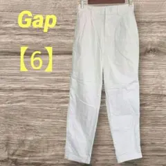 古着　GAP　パンツ　【6】　ホワイト　コットン混