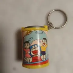 昭和レトロ ドラえもん バネ式 コインケース キーホルダー エポック社