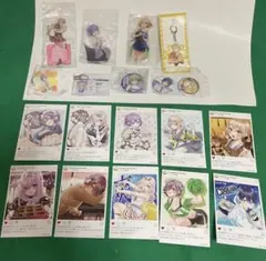 カッコウの許嫁・アクリルキーホルダー缶バッジ　カードセット