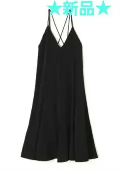 【新品タグ付き】NATURAL BEAUTY BASIC　VネックキャミワンピM