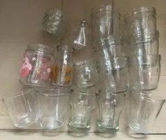 ハンドメイド　空き瓶　小瓶　瓶　手芸　図工　工作　材料　まとめ売り　セット