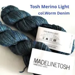 Madelinetosh MTL col.Worn Denim 2カセ