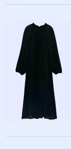 ZARA 黒のロングワンピース 長袖