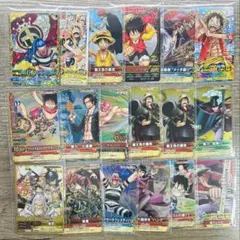 ワンピーベリーマッチ レア&プロモ 18枚まとめ売り ワンピース BANDAI 新品未開封】ワンピース ワンピーベリーマッチ ローソン限定パック 3個