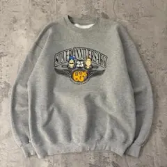 00s【VINTAGE】ヴィンテージ（L）スウェット＊ビッグプリント＊ストリート