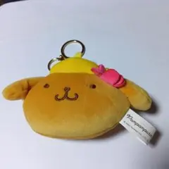ポムポムプリン ぬいぐるみ型キーホルダー 日焼け顔チャーム しまむら