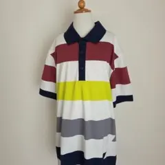 ストライプ ポロシャツ adidas originals 新品、タグ付き