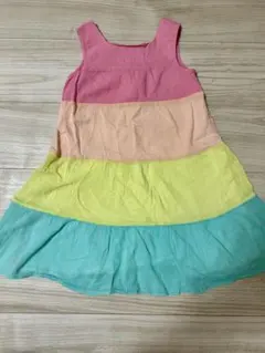 baby GAP カラフル ノースリーブ ワンピース 5y 110cm