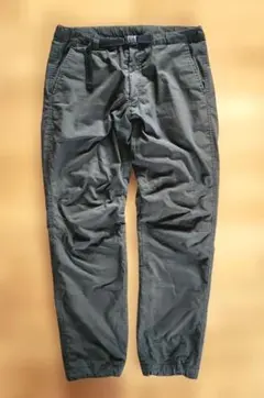 UNIQLO　ダークグリーンイージーパンツ 裾リブ付き