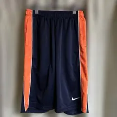 Nike フィットドライ ショートパンツ L ネイビー/オレンジ