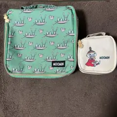 GLOW付録　ムーミンポーチ2個セット