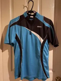 Wilson テニスウェア ジッパーポロシャツ