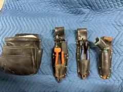 KNICKS 3段 革腰袋＋3連チェーン レベルホルダー セット 職人仕 - メルカリ