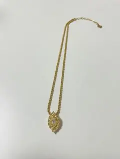 Christian DiorネックレスゴールドカラーラインストーンK151998