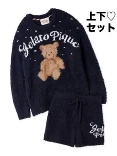 【HOLIDAY】ジェラートスノーベア プルオーバー＆ショートパンツ ネイビー