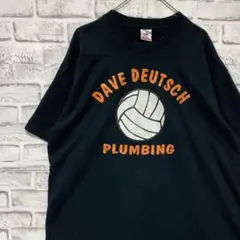 USA製90sヴィンテージTシャツ！シングルステッチ　ブラック半袖古着XL 30