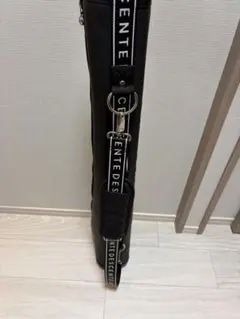 DESCENTE 軽量スタンドゴルフバッグ 紺x白 おまけデサントサブバッグ付