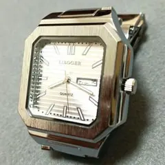 【訳あり】LIBOGER キュビタスタイプ シルバー デイデイト オマージュ