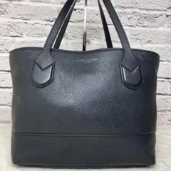 極美品✨マークジェイコブス A4可 シボ革 レザー 肩掛け トートバッグ 黒