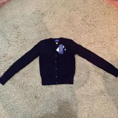 POLO RALPH LAUREN ネイビー カーディガン M キッズ8-10