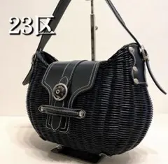 COACH ソーホー かごバッグ レザーコンビ ブラック×ナチュラル 説明書