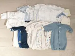 50cm 60cm ベビー服 ロンパース 帽子 肌着 スタイ まとめ売り