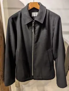 inherit　メルトン　ジップジャケット　黒　L ジャーナルスタンダード