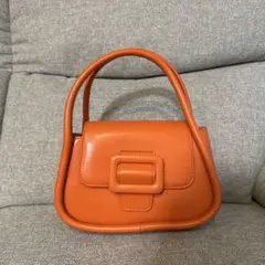 オレンジ ハンドバック （BEAMSで購入）