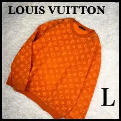 【希少L】LOUIS VUITTON モノグラム スウェット オレンジＬサイズのサムネイル
