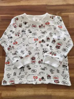 【アンパンマン】長袖 カットソー Tシャツ ロンT トレーナー 春 秋 90