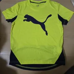 Puma 蛍光イエロー Tシャツ 140cm