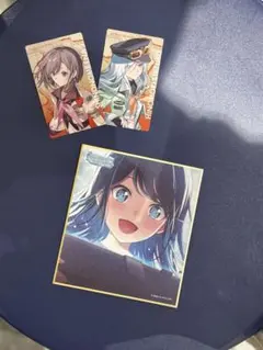 プロセカ ミニ色紙 星乃一歌 50C ブロマイド　東雲エナ　日野森雫