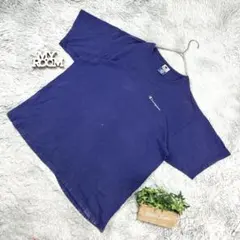 雰囲気系◎ChampionロゴTシャツ(XL)ネイビー
