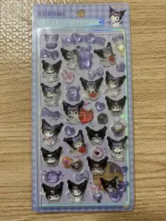 ①　クロミ　サンリオ　ボンボンドロップ風シール　 海外製