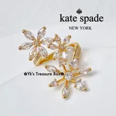 V970/kate spade/ゴールド雪花ジルコニアスノー デイ指輪リングのサムネイル