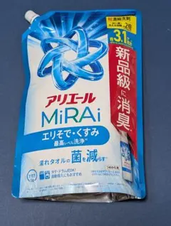 【新品未開栓】　アリエール　MiRAi　つめかえ用　980gのサムネイル