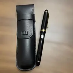 PILOT 万年筆 黒 レザーケース付きのサムネイル