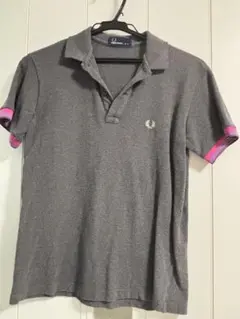 FRED PERRY グレー ポロシャツ JP S