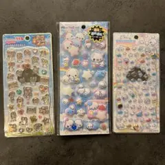 正規品あわわちゃんピカプニ　あわわちゃん•ラブ友　ジュエルプチドロップシール