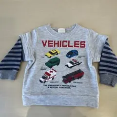 Blue Mart 車イラスト スウェットトレーナー 90