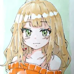#33 手描きイラスト オリジナル ミニ色紙