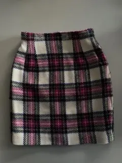 レディースMミニスカート(チェック柄)