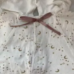 futafuta 星と月のプリントロンパース 80cm