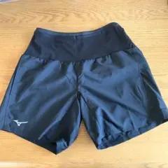 Mizuno ブラック ショートパンツ　ランニングポーチ付き M