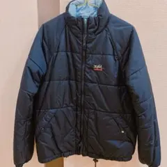 x-girl リバーシブル　ジャケット　S 紺　水色　レディース