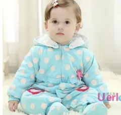 新品★ベビー服女の子　ベビーコートオールインワン　 カバーオール 冬服 ベビー